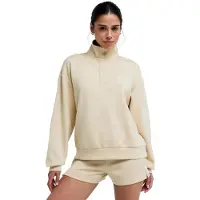 Roxy Rise & Vibe Sweet Full Zip Sweatshirt Beige S Femme