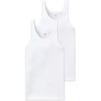 Schiesser Maillot de corps blanc