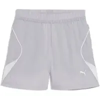 Puma Pantalon de sport gris clair / blanc