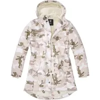 Brandit Parka mi-saison 'Marsh Lake' olive / rose clair / blanc