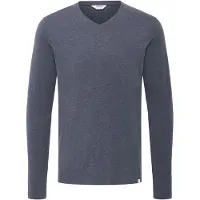 !Solid T-Shirt bleu / blanc