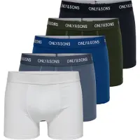 Only & Sons Boxers 'ONSTrey' bleu / bleu fumé / olive / noir / blanc