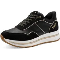 Tamaris Baskets basses or / noir