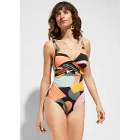 Bonprix Maillot 1 pièce croisé
