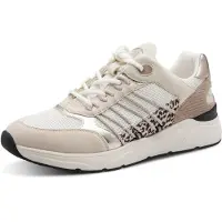 Tamaris Baskets basses beige / noisette / brun foncé / blanc