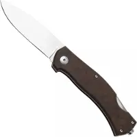 Casström Lars Fält EDC 17040, Satin 14C28N, Coffee Brown FSC, couteau de poche