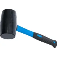 Bgs Maillet caoutchouc carrossier manche fibre de verre ? 65 mm 720 g