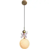 Valotorni Suspension Astronaut ASTRONAUTA E27 Lampe pour enfants blanc doré