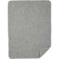 Klippan Yllefabrik Couverture de lit de bébé en laine douce en mélange de laine mérinos 65 x 90 cm