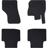 vidaXL Tapis De Voiture 4 Pcs Noir Tpe