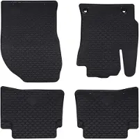 vidaXL Tapis De Voiture 4 Pcs Noir Tpe
