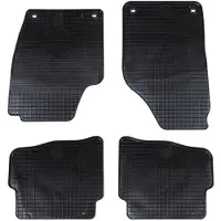 vidaXL Tapis De Voiture 4 Pcs Noir Compatible Avec Vw Polo 10 / 01-09 Ns
