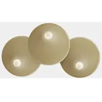 LedsC4 Trip Triple Lampe Murale Big|Big|Big | Gold