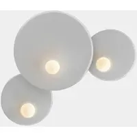 LedsC4 Trip Triple Lampe Murale Small|Big|Small | Grey