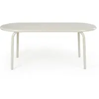 Tom Dixon Groove Grande Table Ovale Extérieur Putty
