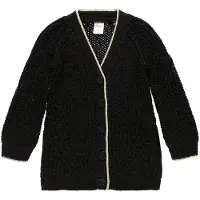 Boboli Long Tricotosa Jacket Noir 16 Years Fille