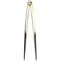 Lalizas Straight Pattern Dividers Compass Noir,Doré 180 mm