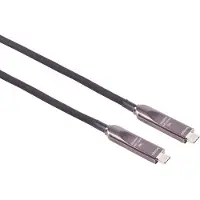 S-Impuls Câble USB-C hybride, connectivité maximale, compatible USB 3.2, résolution 8K, débit 10 Gbit/s, puissance 60 W, en PVC - pour transmission numérique et données
