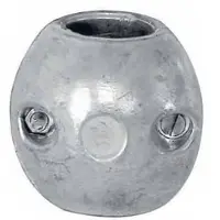 PLASTIMO Zinc Shaft Anode Argenté 45 mm