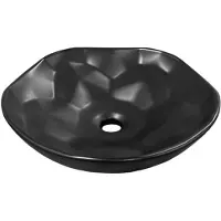 Mexen Nice lavabo à poser 41 x 41 cm, noir mat - 21754185