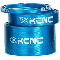 Kcnc Hollow Entretoise pour casque 3 unités Bleu Bleu One Size