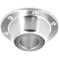 VETUS Swivel Anodized Aluminum Table Top Argenté