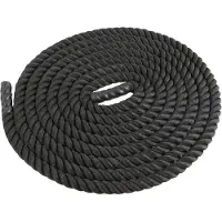 Sporti Wave 10 M 38 Mm Battle Rope Noir