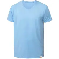 IQ-UV Uv Free V-neck Short Sleeve Rash Guard Bleu S Homme