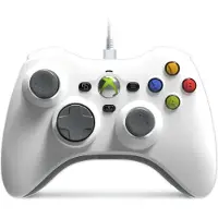 Hyperkin Gaming Xenon Cablegehnden White Xbox Controller Argenté