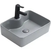 Mexen Lavabo Eva pour comptoir 48x37 cm, gris mat (21424961)