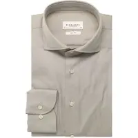 Profuomo Slim Fit Chemise vert, Unicolore