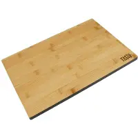 Tasty 678350 Grande Planche À Découper En Bambou, Planche À Découper En Bois, Planche À Découper, Planche De Cuisine, Plan De Travail Bois, Bambou, 35,5 X 25 X 1,2 Cm