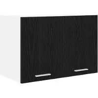 vidaXL Armoire suspendue Riga Chêne noir et Blanc 60 x 31 x 40 cm