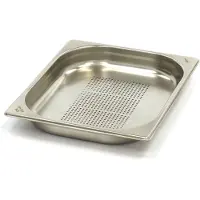 Maxima - Récipient Gastro Gastronorm - 1/2 GN - 4 cm de profondeur - Acier inoxydable