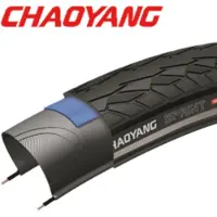 Chaoyang 28x1 5 8x1 3 8 (37-622) Sprint fil noir réfléchissant avec protection anti-crevaison Polyamide-Floc de 1,5 mm W211184