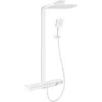 Mexen Ensemble de douche encastré Zoom avec pomme de douche et mitigeur, blanc - 78101-20