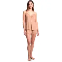 Emporio Armani Ew000528_af10890 Sleeveless Pyjama Beige XL Femme