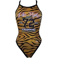 Turbo Tiger College Swimsuit Marron 2XL Femme
