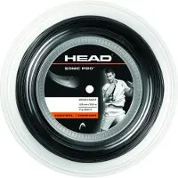 Head cordage de tennis sonic pro noir 200 m noir noir 1,25