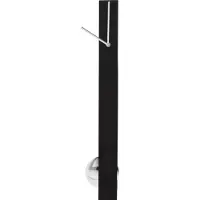 Kare Horloge murale 'Pendulum', 65 cm, noir/chrome