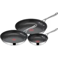 Tefal Jamie Oliver by E304S3 Cook's Direct On Set de 3 poêles à frire | 20, 24, 28cm