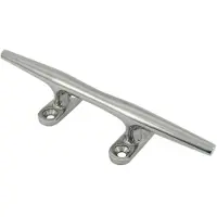 Euromarine Stainless Steel Deck Mooring Cleat Argenté 150 x 30 mm