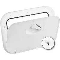 Nuova Rade Mid Line Hatch With Lock 278x378 Mm Blanc