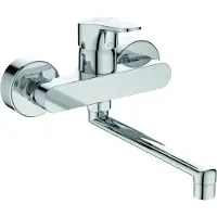 Ideal standard Robinet de cuisine mural CERABASE saillie 200mm chromé chromé