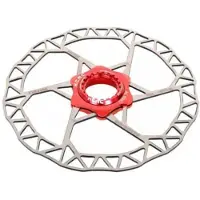 Kcnc Razor Center Lock Brake Disc Rouge,Argenté 180 mm
