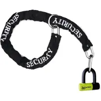 Urban Security Mini Ur59 U-lock+120 Chain Lock Noir 120 cm