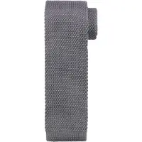 Suitable Cravate Tricotée TK-02 Gris Anthracite