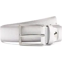 Suitable Ceinture Structure En Cuir Blanche