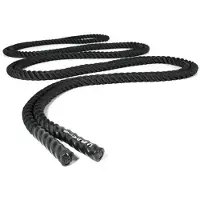 Olive Battle With Nylon Cover 9 M Battle Rope Noir 9 kg