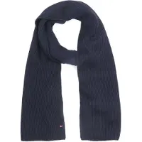 Tommy Hilfiger Écharpe Rib Marine Bleu Bleu foncé